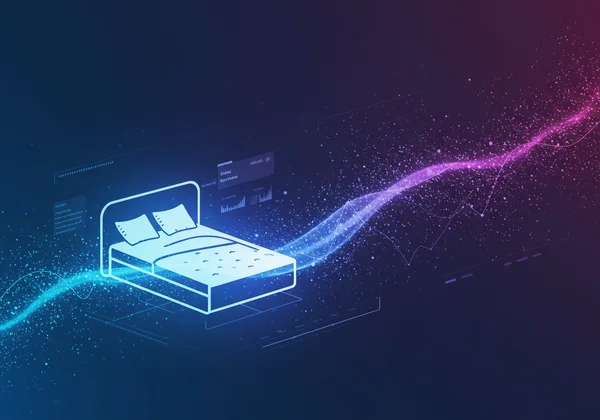 Interface mostrando o algoritmo de recomendação de colchões em funcionamento.